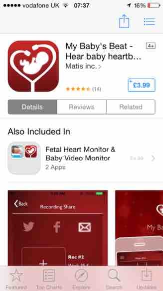 listen to baby heartbeat app