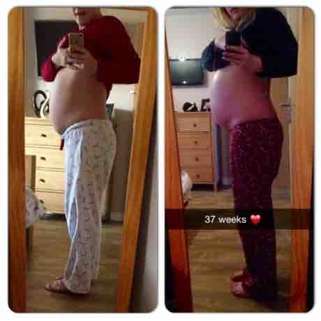 Boy vs girl bump pics!!