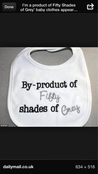 By-Product Of Fifty Shades Of Grey Babygrow