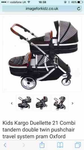 double pushchair used