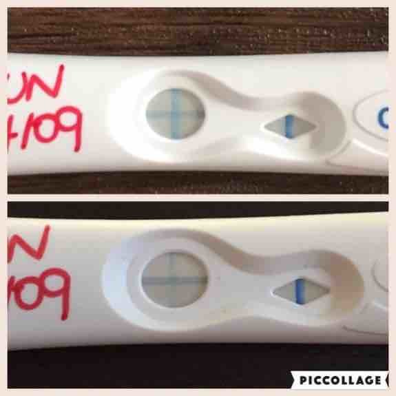Fading lines on BFP test