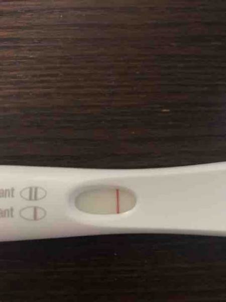 white indent line on pregnancy test Pregnancy test ghost line