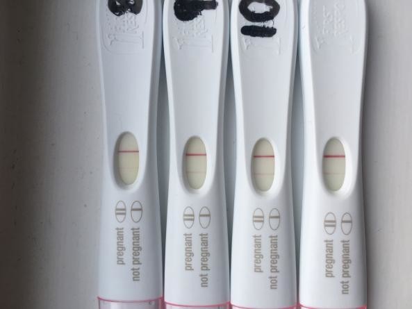 Test faint and bleeding positive pregnancy Irregular period