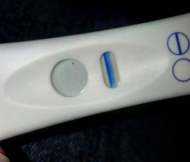 Pregnancy Tests, 1 Faint Positive, 1 Negative, 1 Faulty. 11 Days late