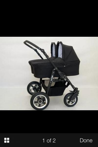 smyths double pushchair