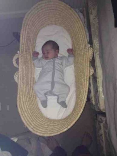 baby too big for moses basket