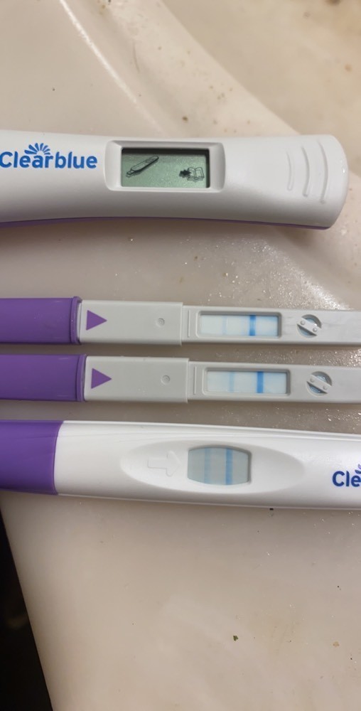 clear blue opk are these positive or negative ? (pics) clear blue opk are these positive or negative ? (pics)