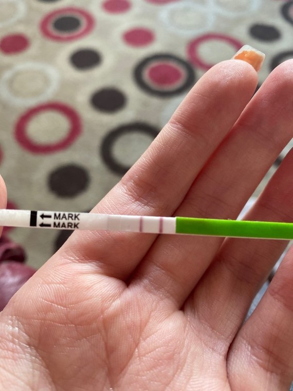 My period was due yesterday and this is my ovulation test today. Is it