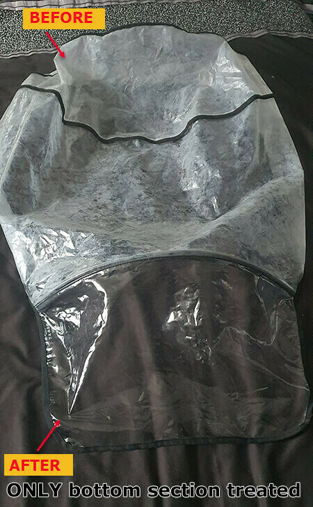 I candy rain cover is hideously dirty 